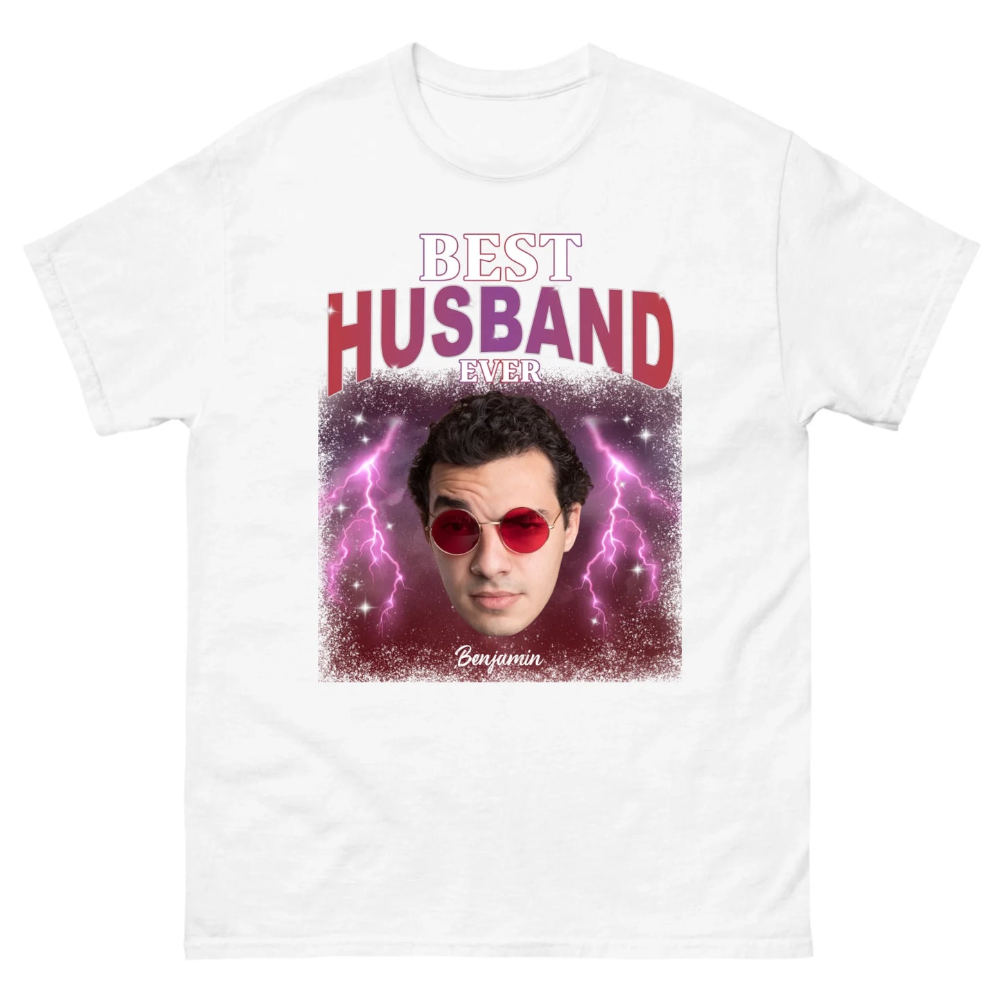 Gepersonaliseerd retro T-shirt - Best person ever