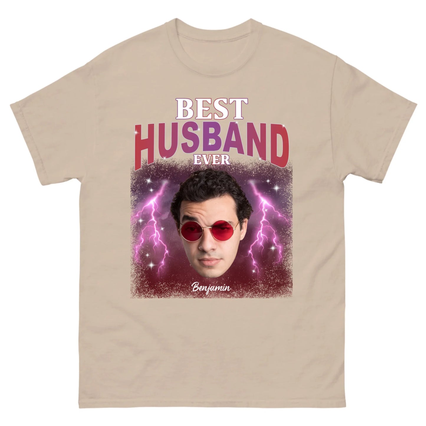 Gepersonaliseerd retro T-shirt - Best person ever