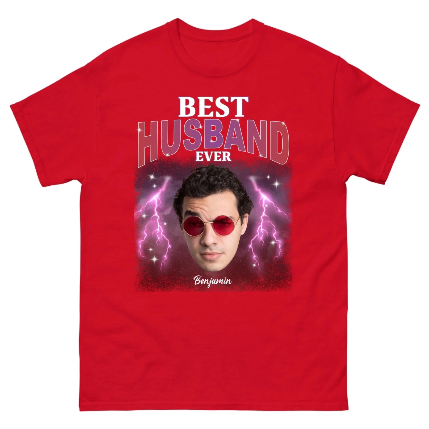 Gepersonaliseerd retro T-shirt - Best person ever