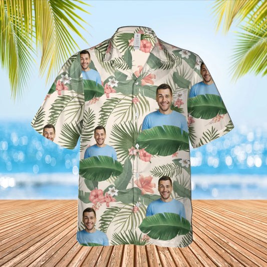 Gepersonaliseerd Hawaii shirt met eigen foto