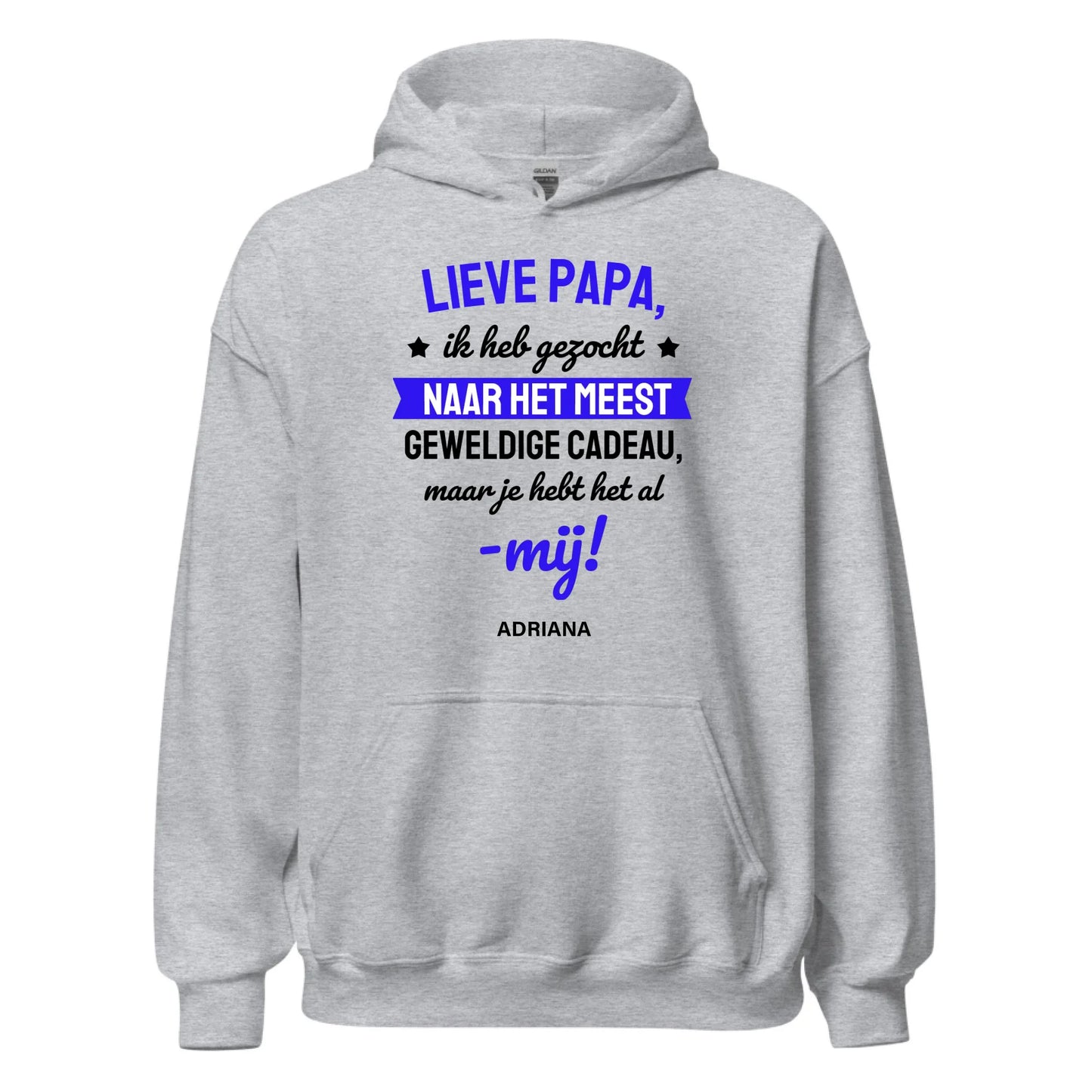 Gepersonaliseerde hoodie - Lieve papa