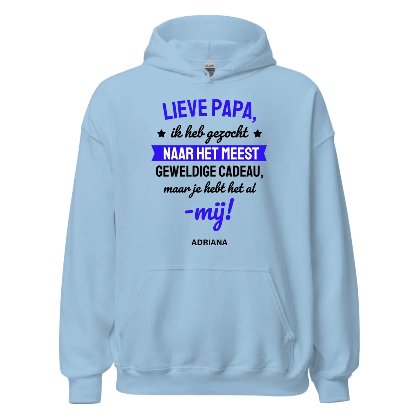 Gepersonaliseerde hoodie - Lieve papa