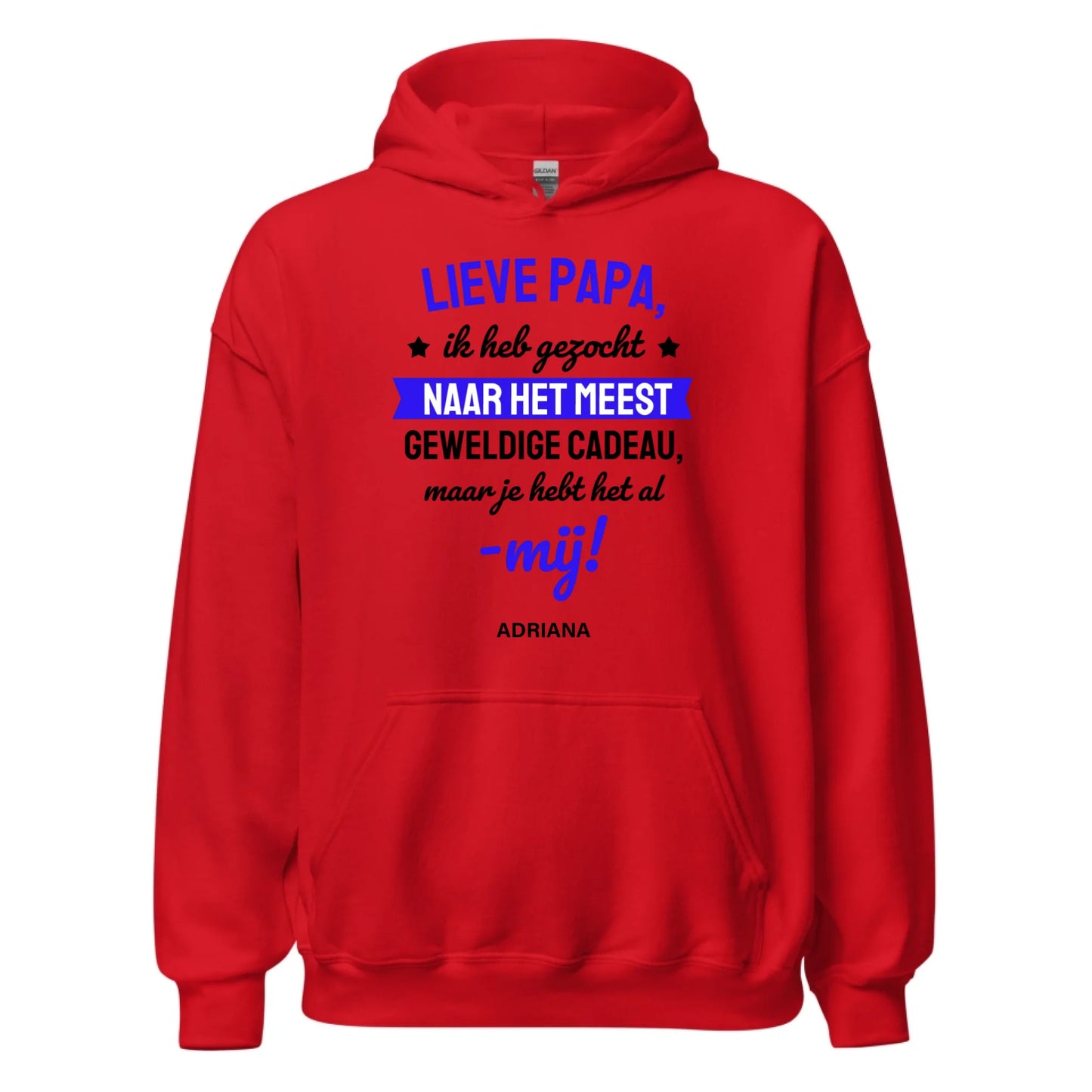 Gepersonaliseerde hoodie - Lieve papa