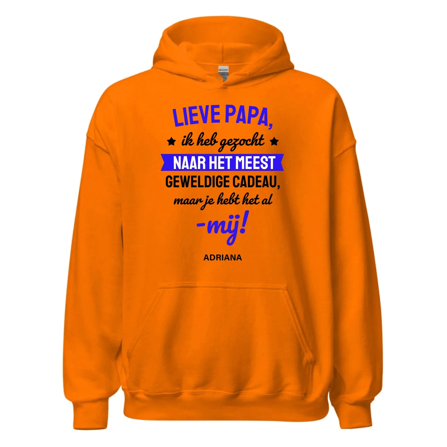 Gepersonaliseerde hoodie - Lieve papa