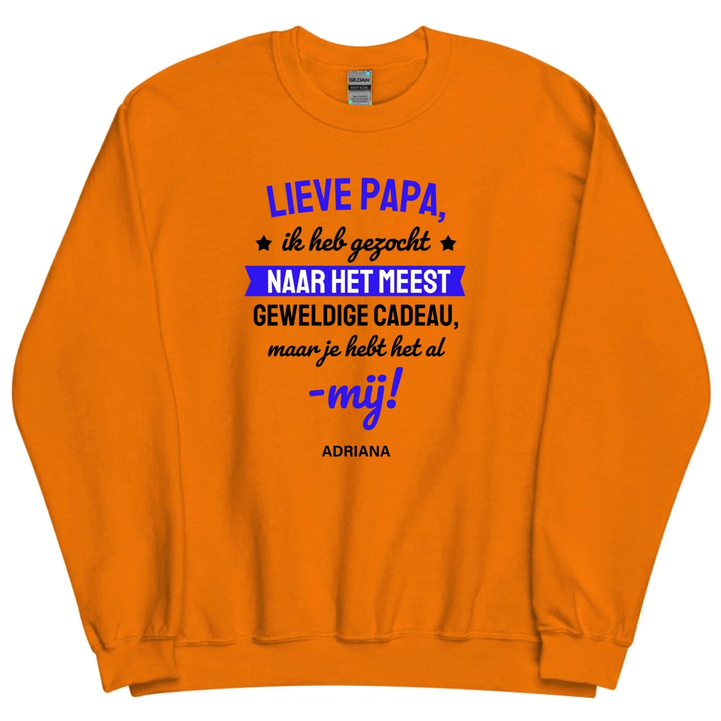 Gepersonaliseerde sweater - Lieve papa
