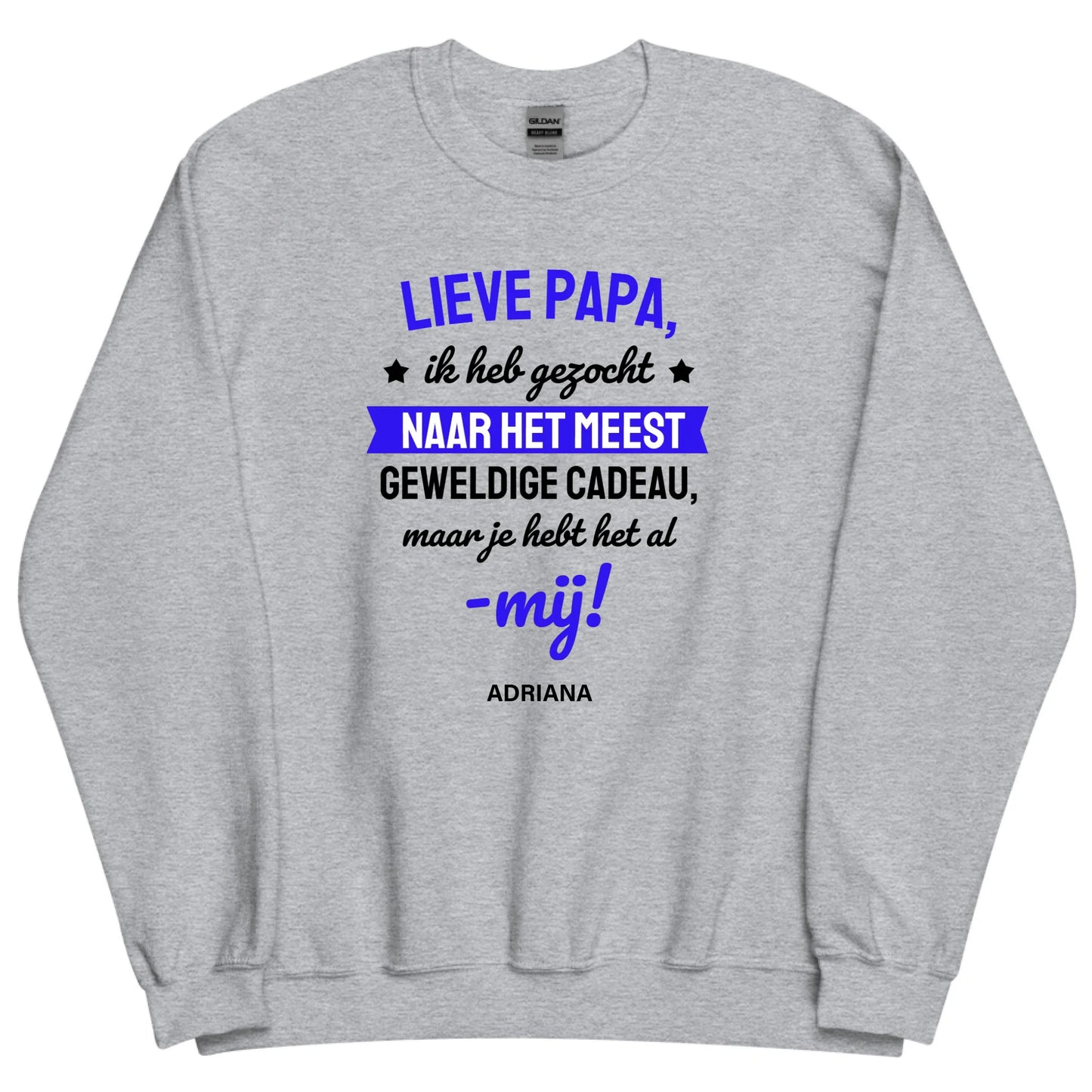Gepersonaliseerde sweater - Lieve papa