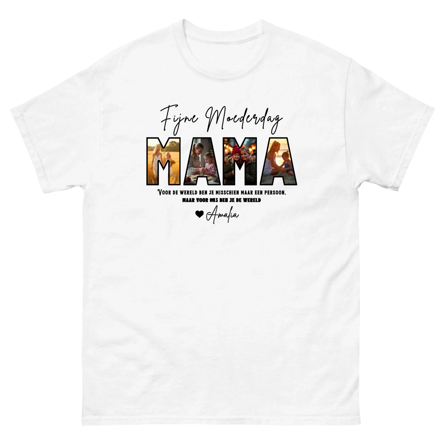 Gepersonaliseerd T-shirt - Fijne Moederdag