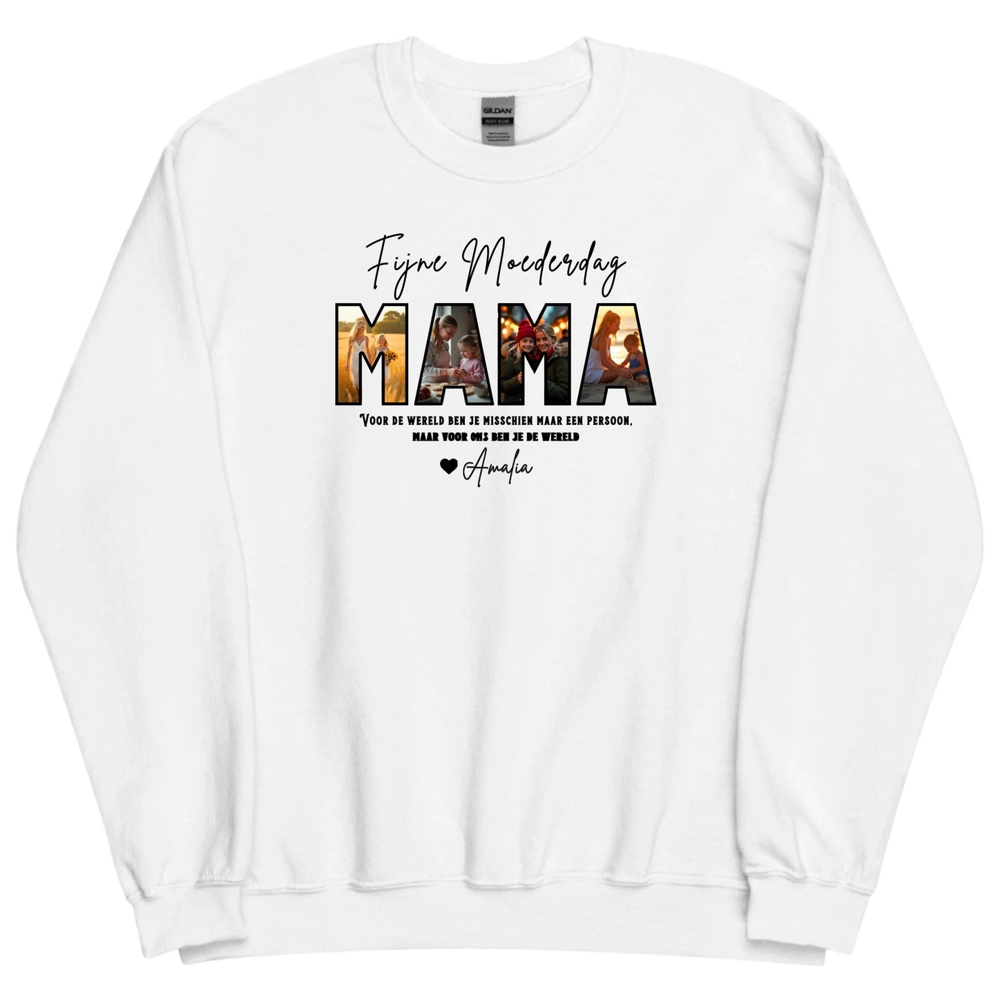 Gepersonaliseerde sweater - Fijne Moederdag mama