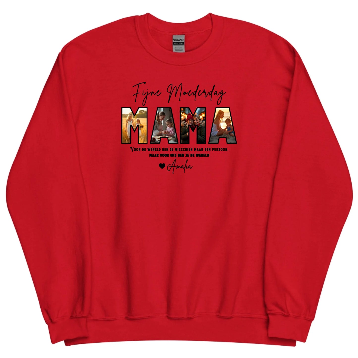 Gepersonaliseerde sweater - Fijne Moederdag mama