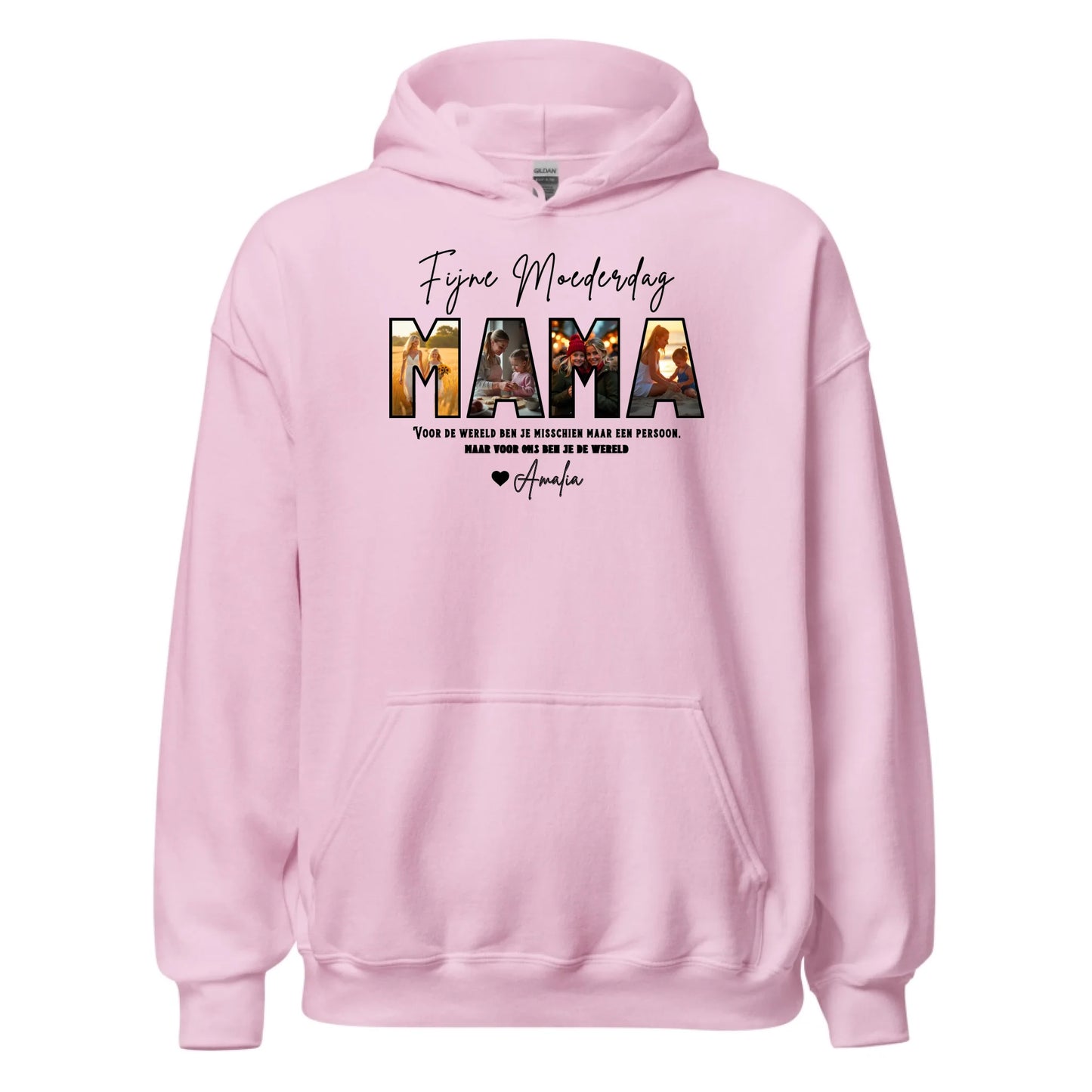 Gepersonaliseerde hoodie - Fijne Moederdag mama