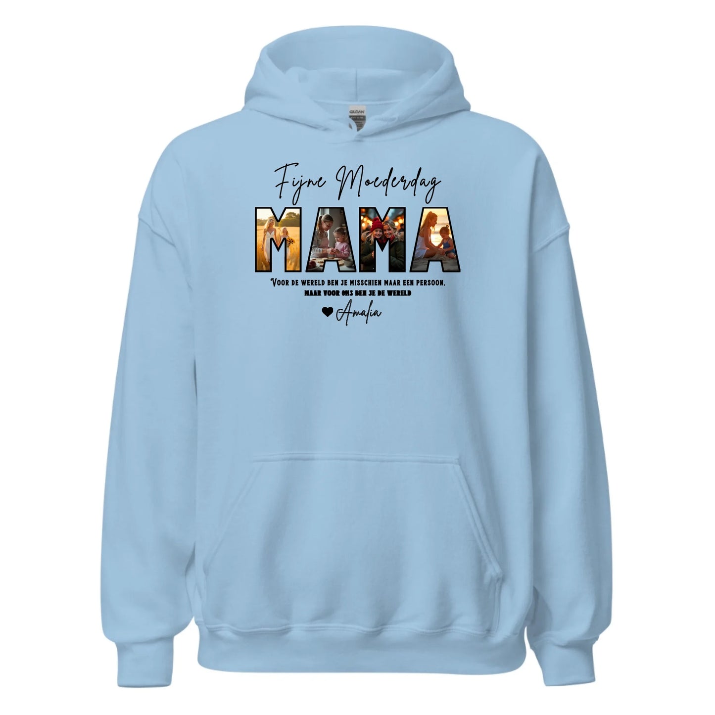 Gepersonaliseerde hoodie - Fijne Moederdag mama