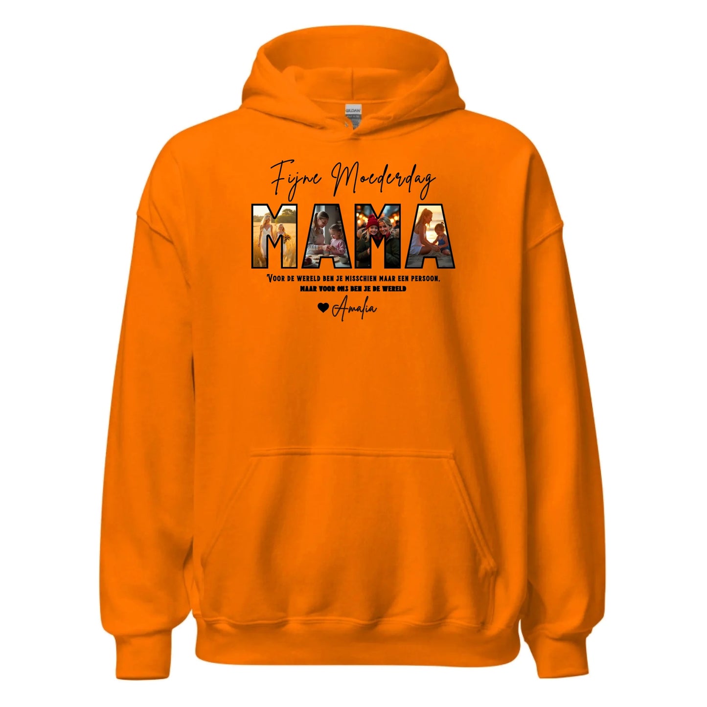 Gepersonaliseerde hoodie - Fijne Moederdag mama