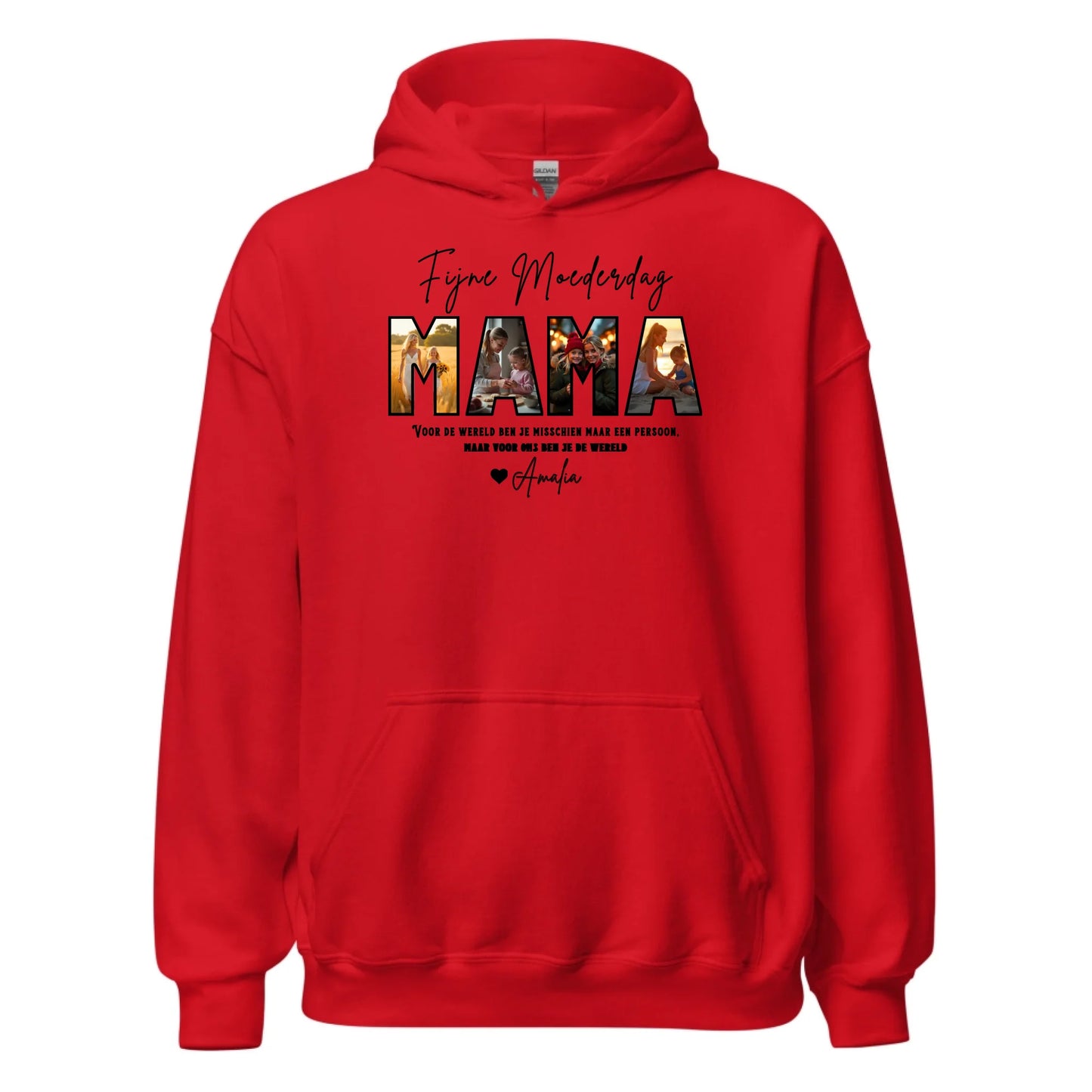 Gepersonaliseerde hoodie - Fijne Moederdag mama