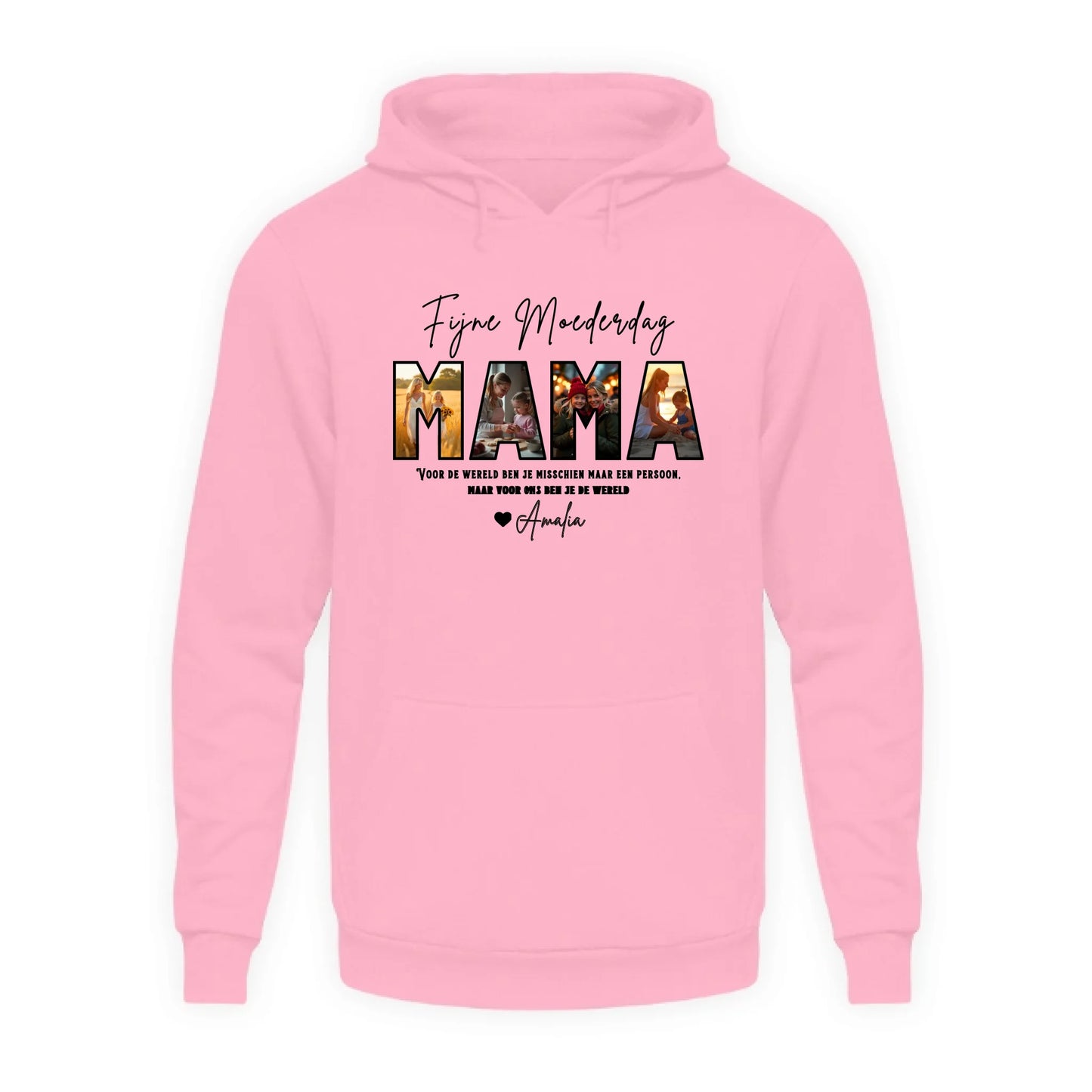 Gepersonaliseerde hoodie - Fijne Moederdag mama