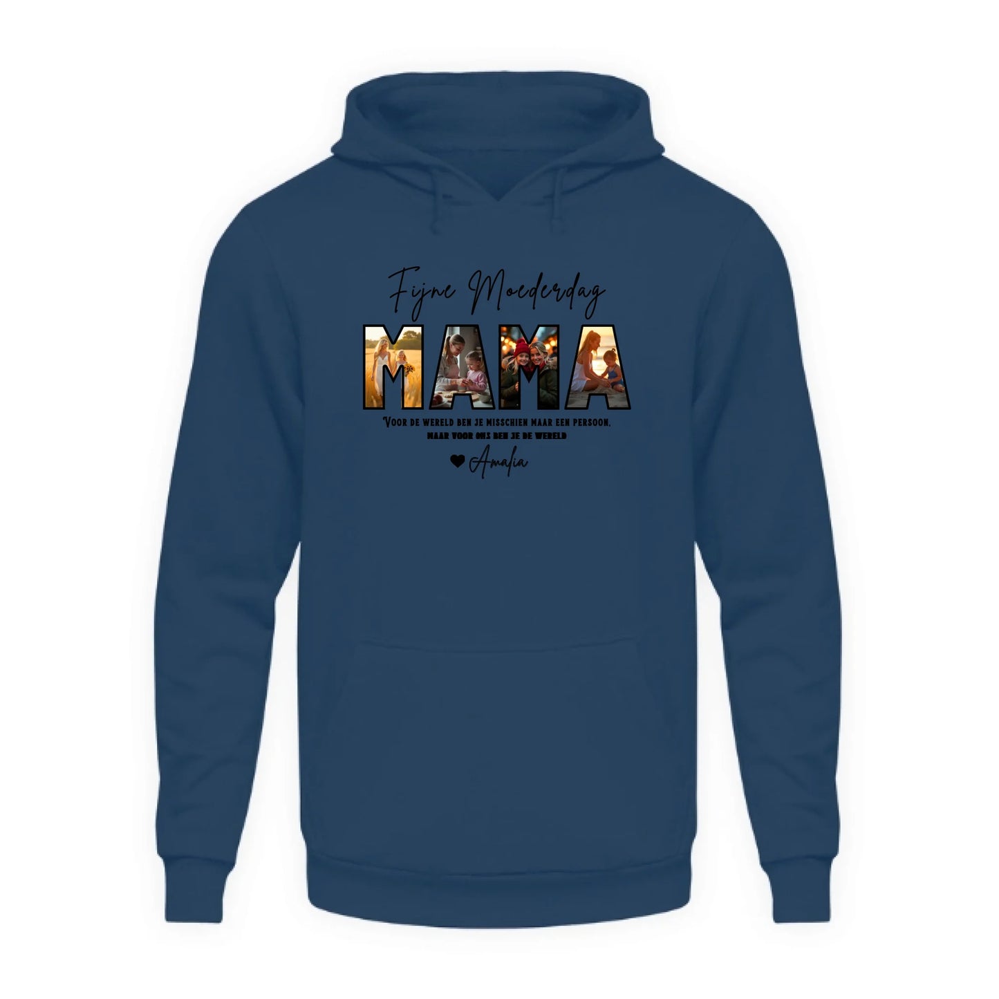 Gepersonaliseerde hoodie - Fijne Moederdag mama