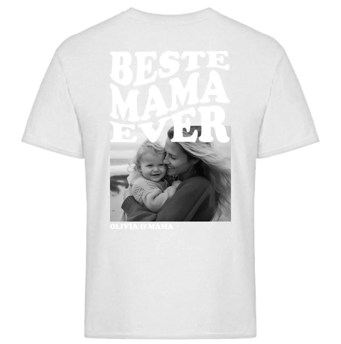 Wit T-shirt achterkant