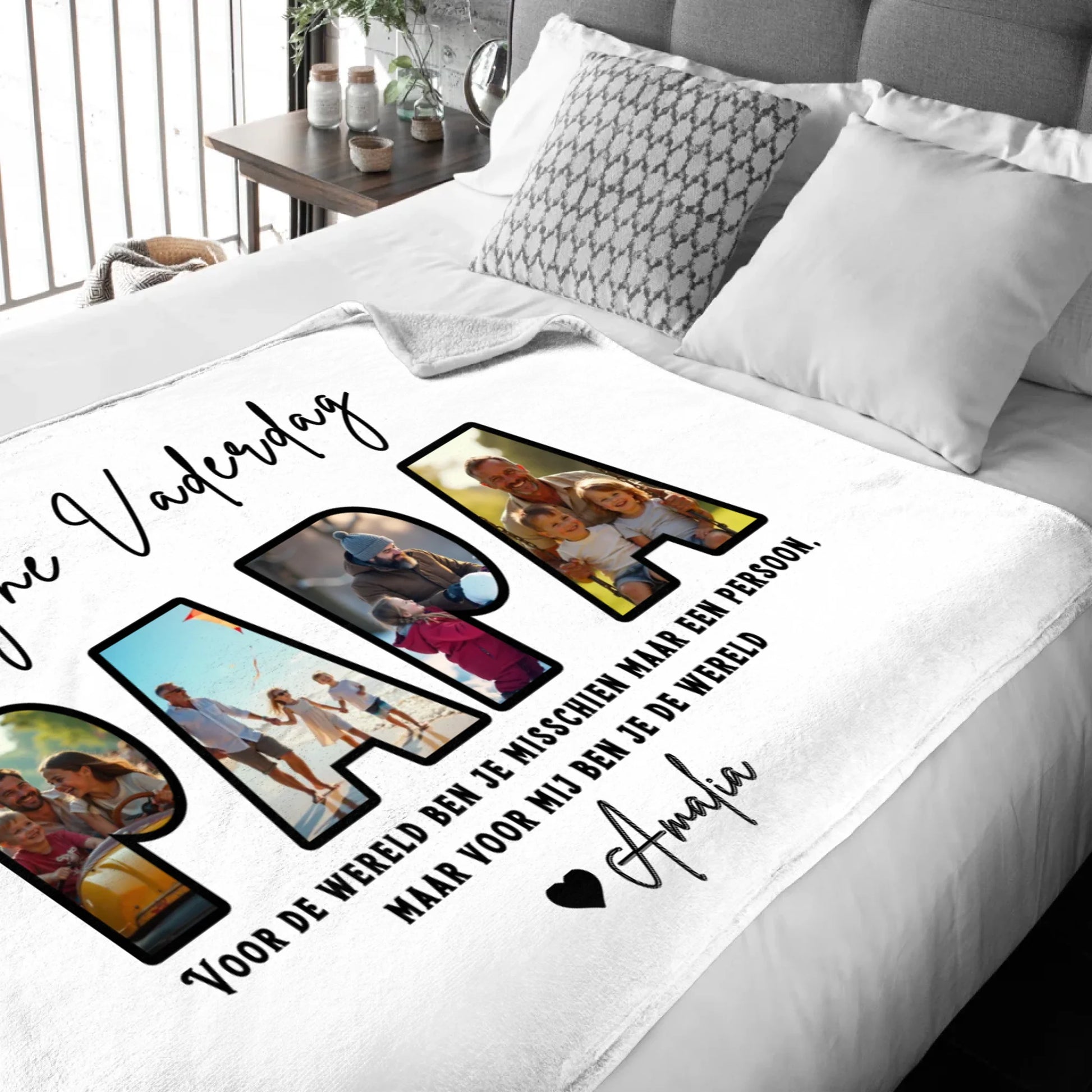 Mockup deken achtergrond