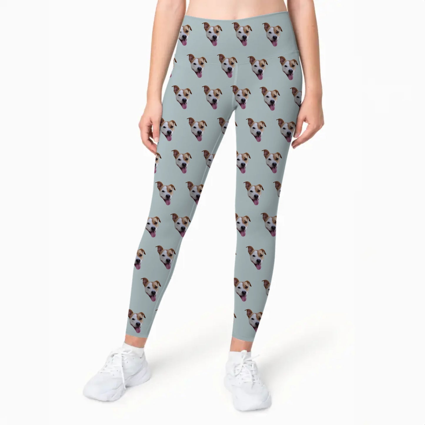 Gepersonaliseerde legging met je eigen huisdier erop - Voeg zelf foto's toe