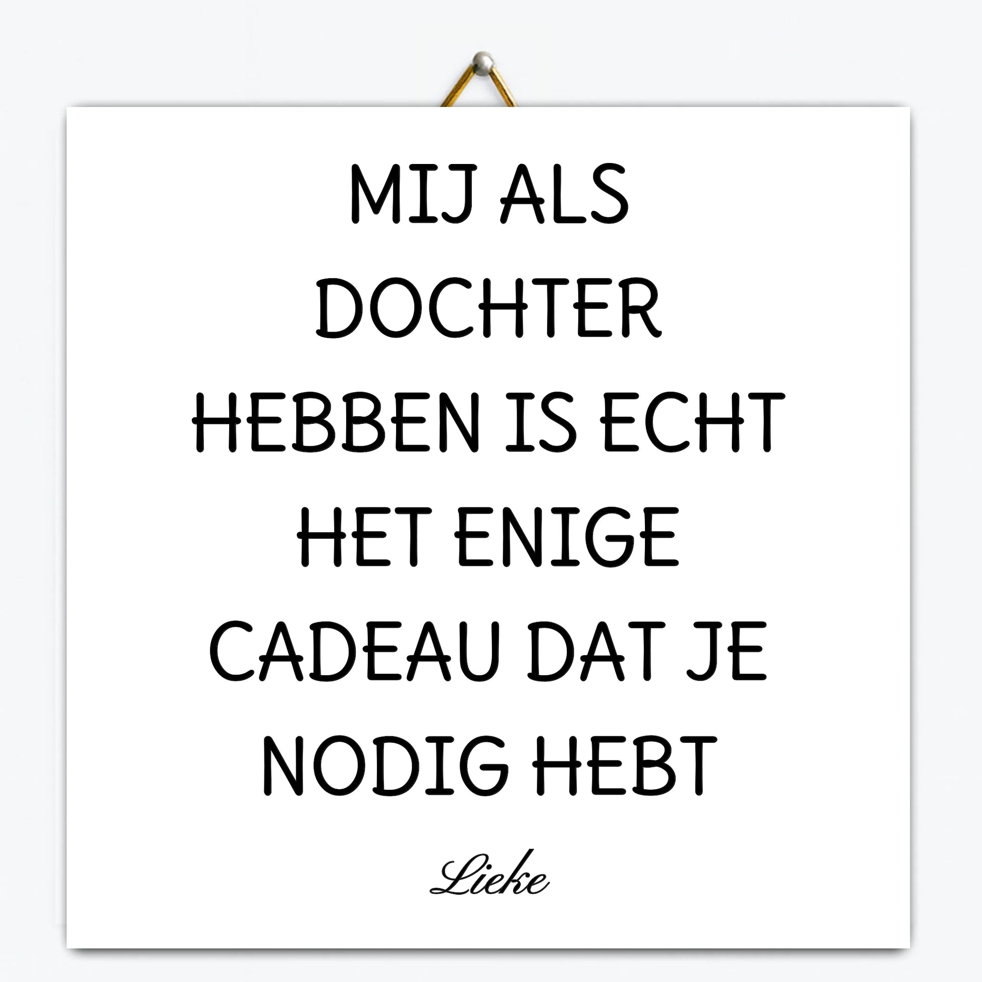 Tegeltje mockup