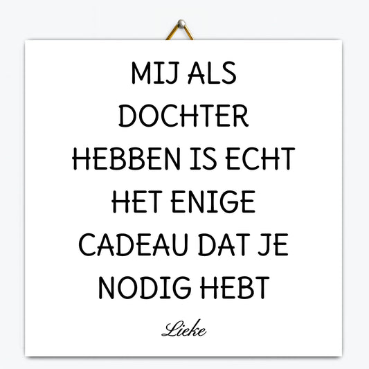 Tegeltje mockup