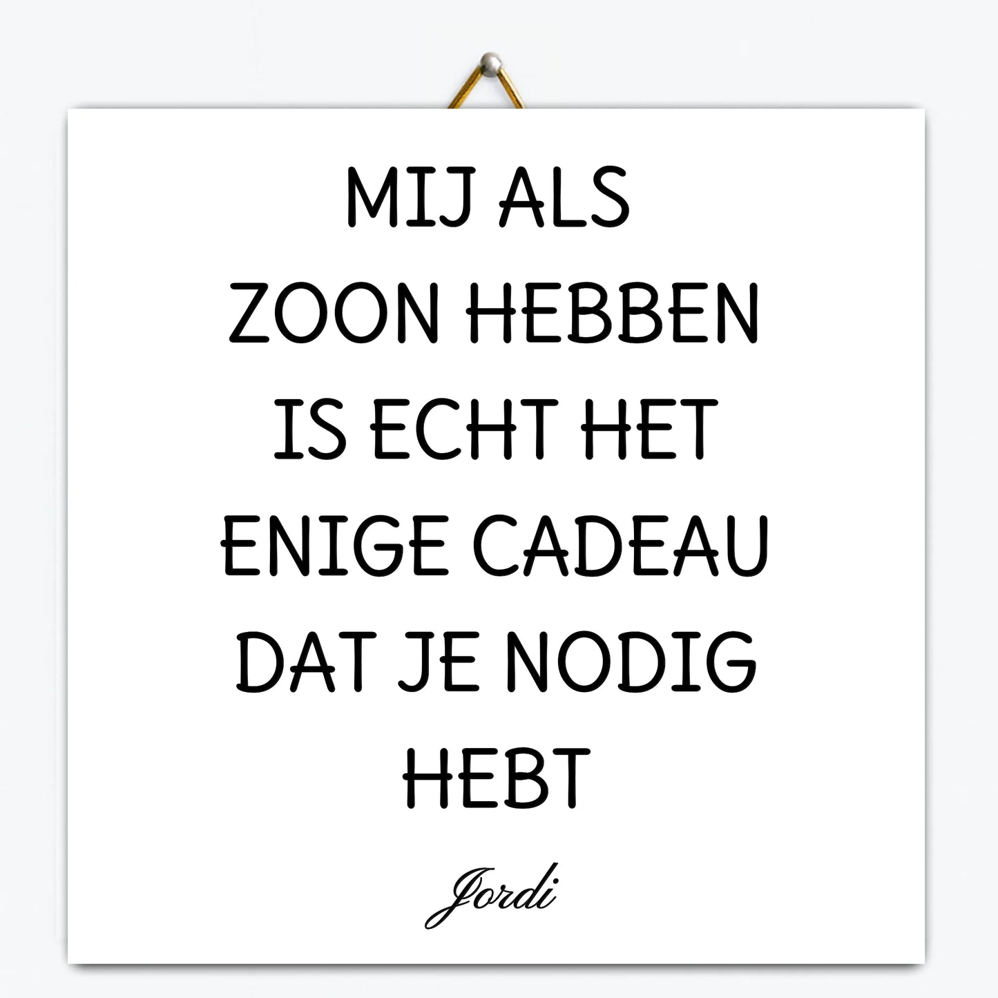 Tegeltje mockup