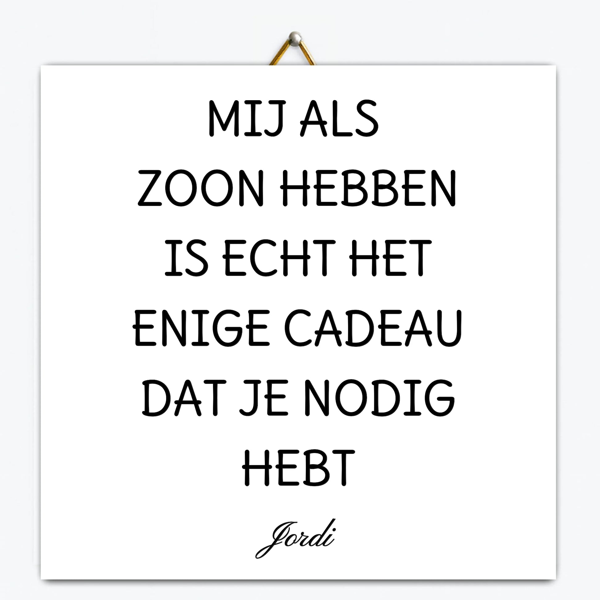 Tegeltje mockup