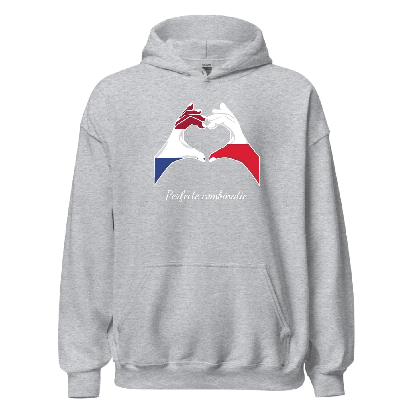 Gepersonaliseerde hoodie met vlaggen handen - Geweldige mix