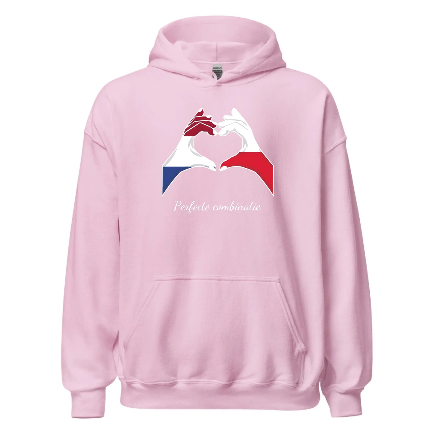 Gepersonaliseerde hoodie met vlaggen handen - Geweldige mix