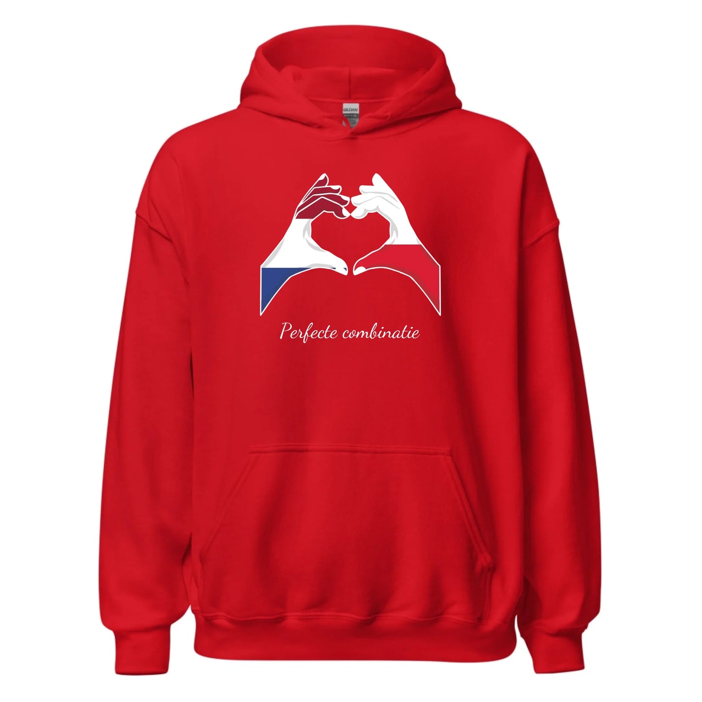 Gepersonaliseerde hoodie met vlaggen handen - Geweldige mix