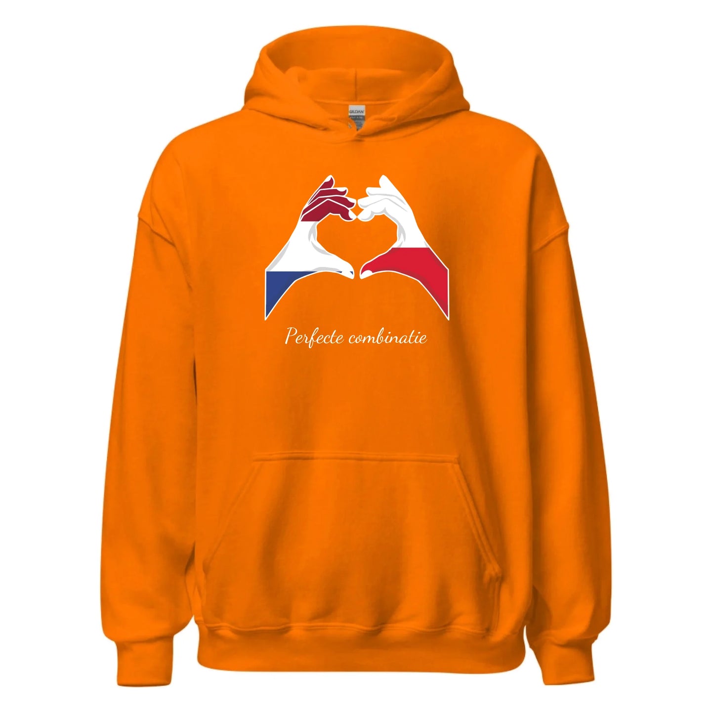 Gepersonaliseerde hoodie met vlaggen handen - Geweldige mix