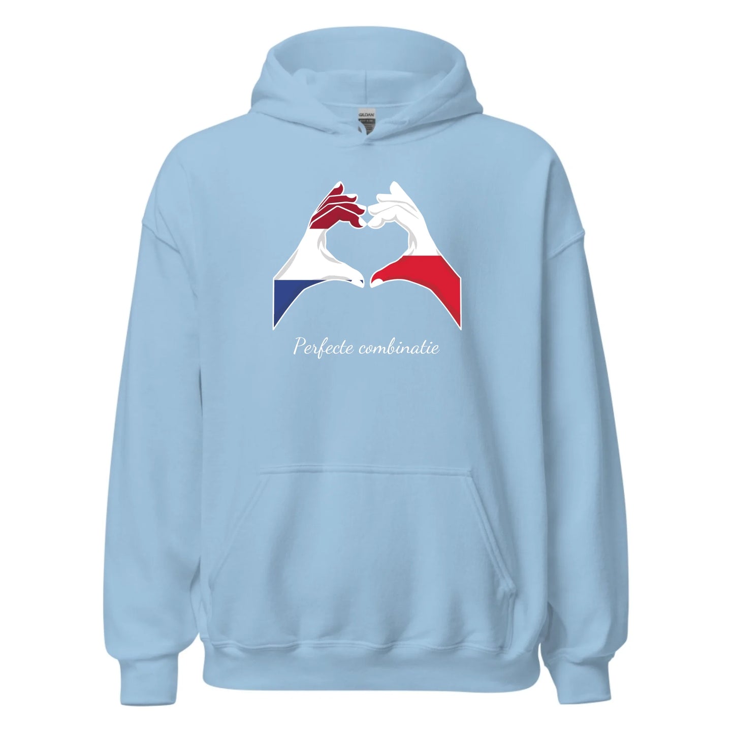 Gepersonaliseerde hoodie met vlaggen handen - Geweldige mix