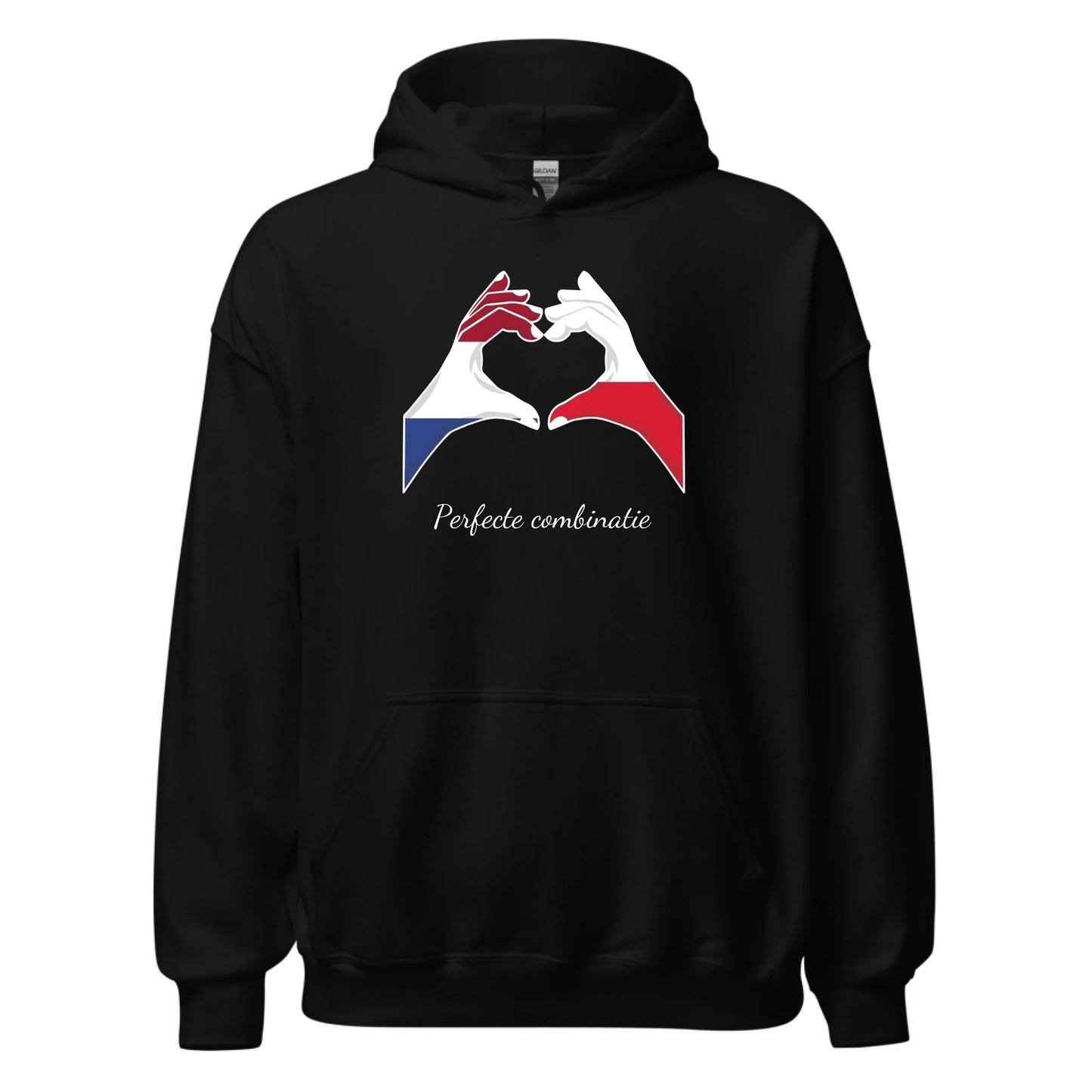 Gepersonaliseerde hoodie met vlaggen handen - Geweldige mix