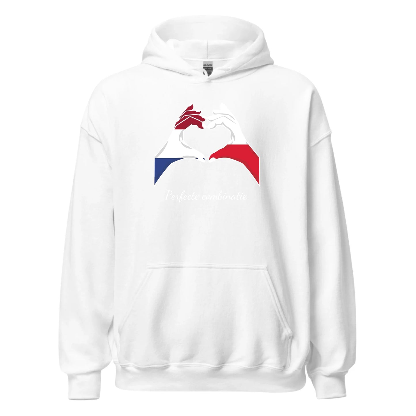 Gepersonaliseerde hoodie met vlaggen handen - Geweldige mix
