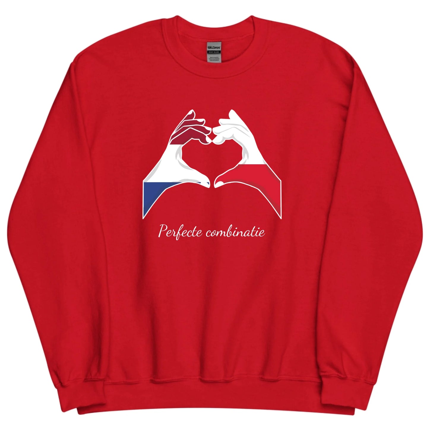 Gepersonaliseerde sweater met vlaggen handen - Geweldige mix