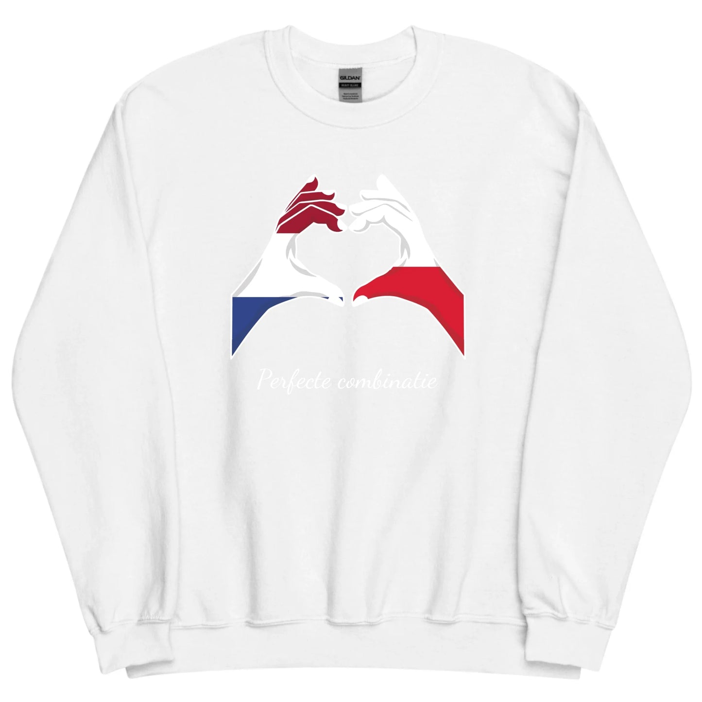 Gepersonaliseerde sweater met vlaggen handen - Geweldige mix