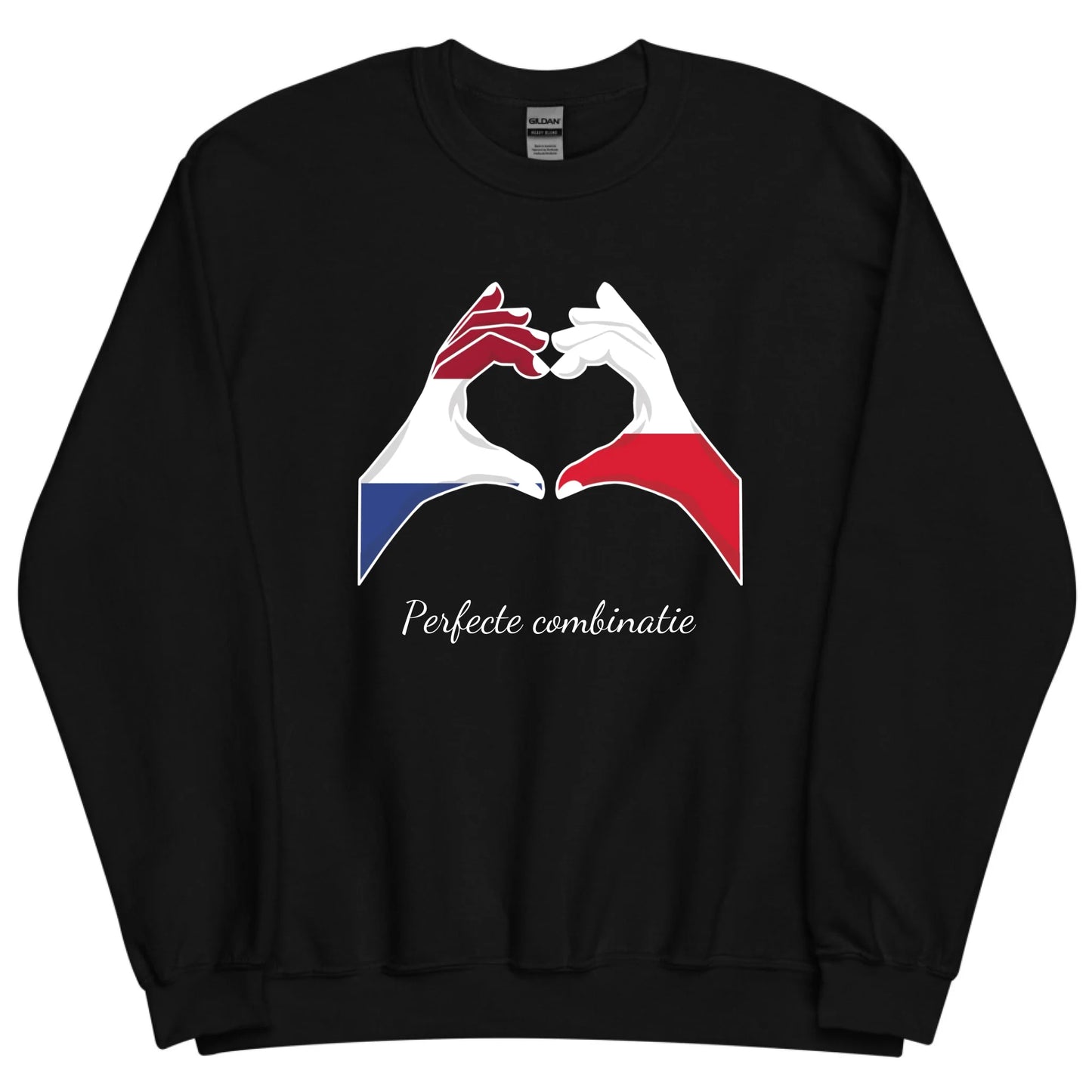 Gepersonaliseerde sweater met vlaggen handen - Geweldige mix