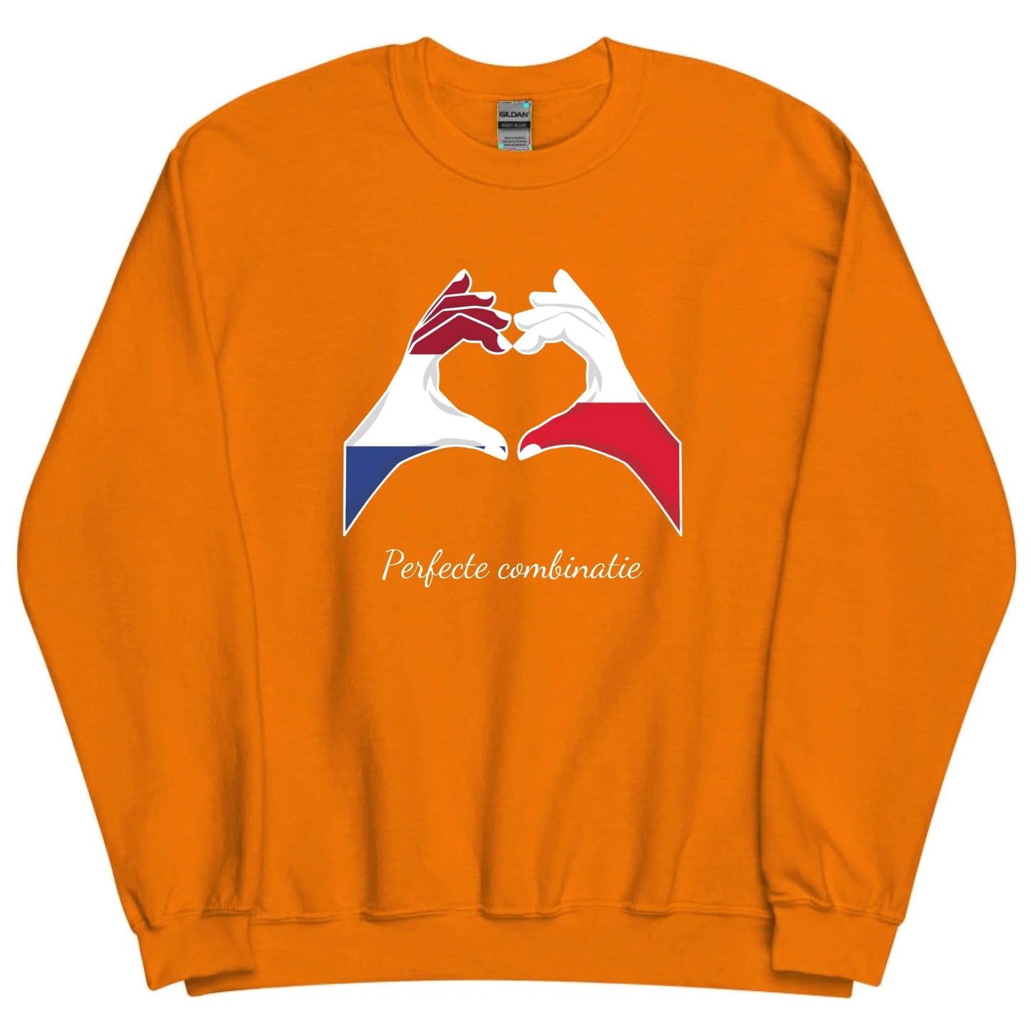 Gepersonaliseerde sweater met vlaggen handen - Geweldige mix