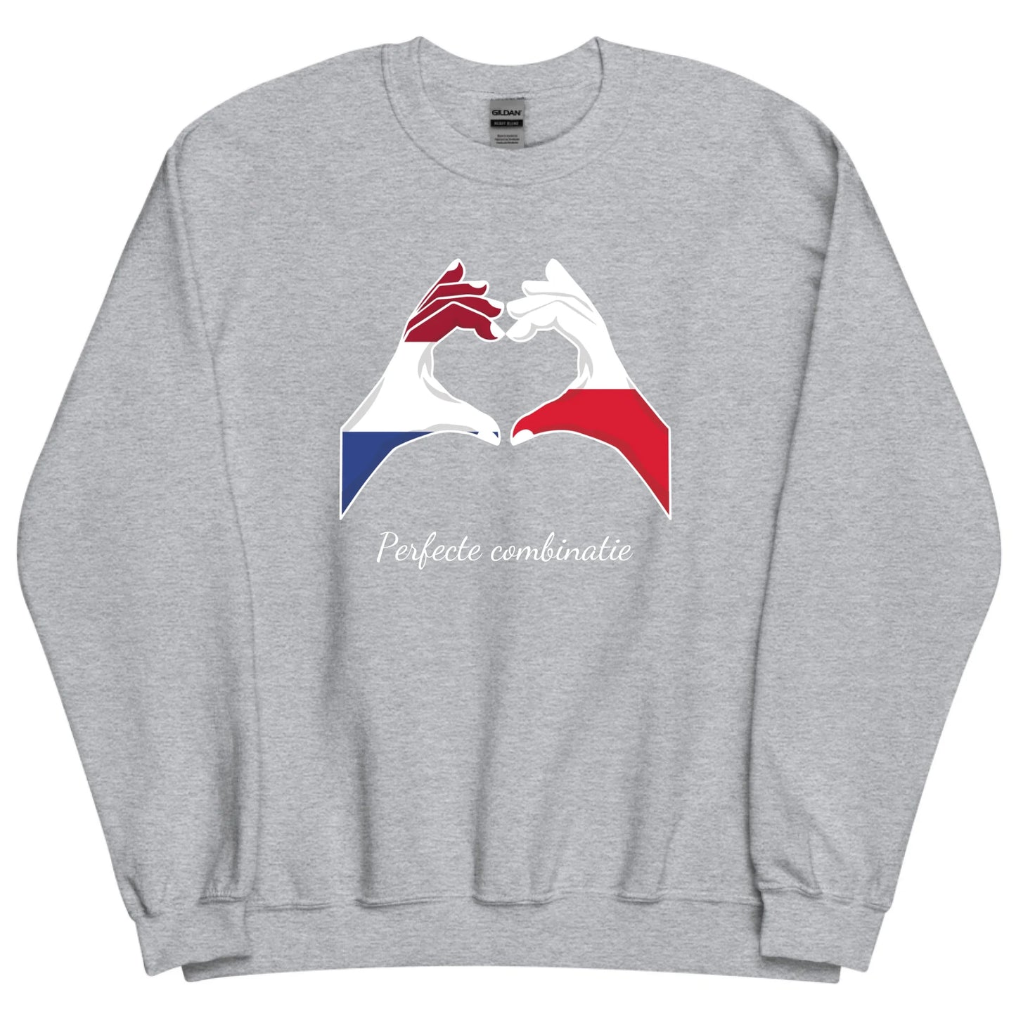 Gepersonaliseerde sweater met vlaggen handen - Geweldige mix