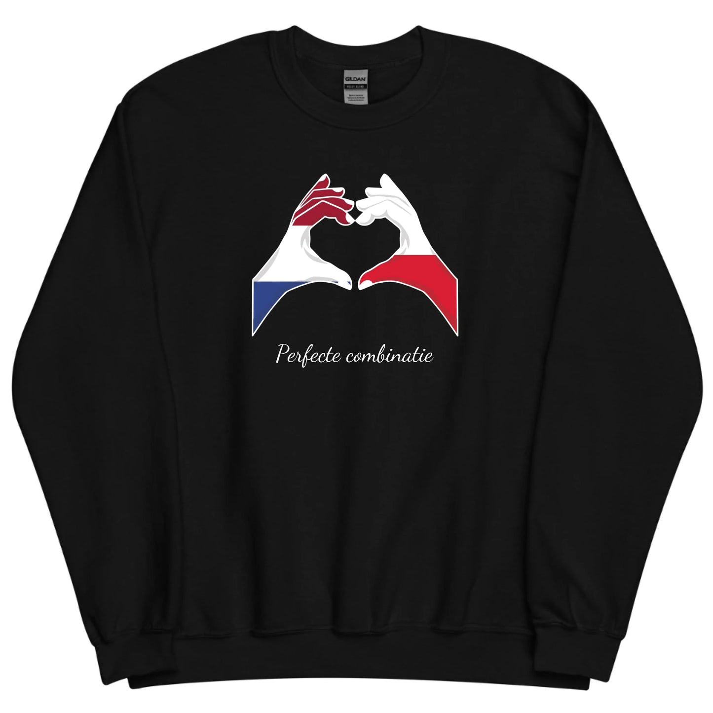 Gepersonaliseerde sweater met vlaggen handen - Geweldige mix