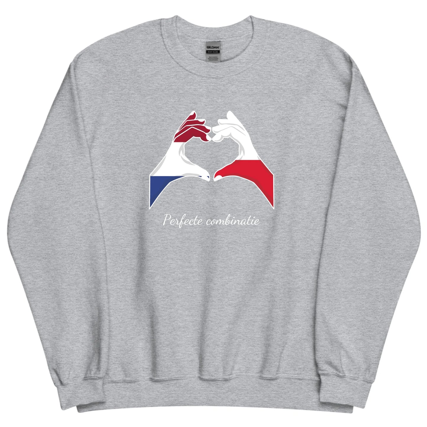 Gepersonaliseerde sweater met vlaggen handen - Geweldige mix