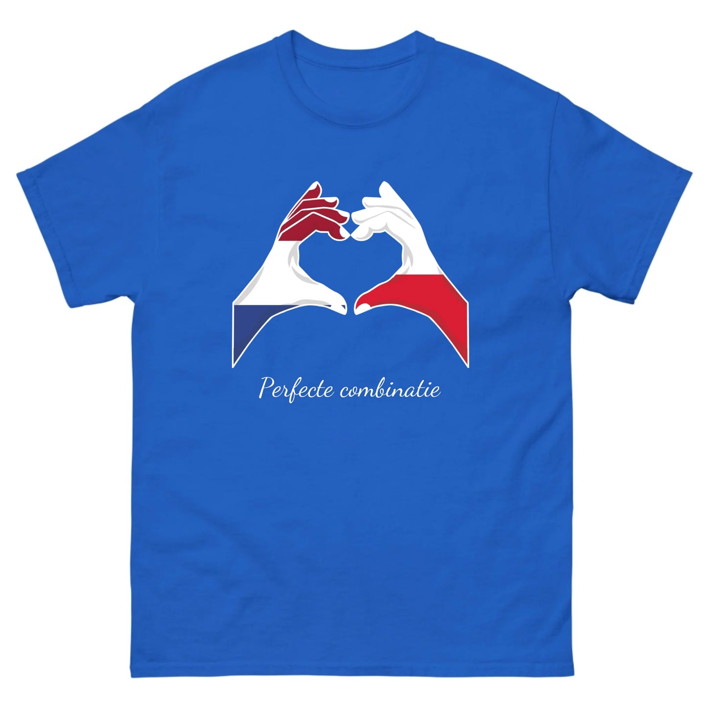 Gepersonaliseerd T-shirt met vlaggen handen - Geweldige mix