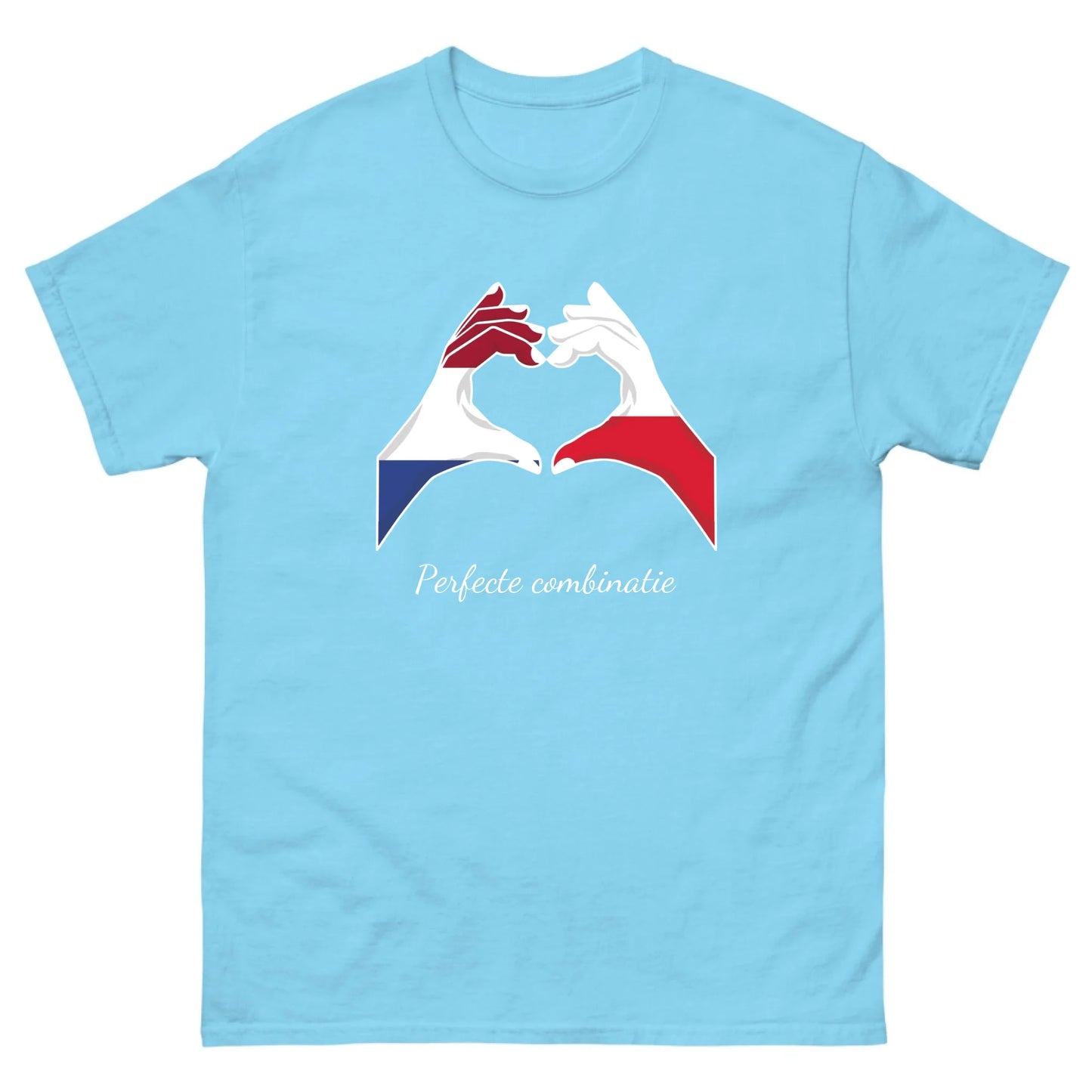 Gepersonaliseerd T-shirt met vlaggen handen - Geweldige mix