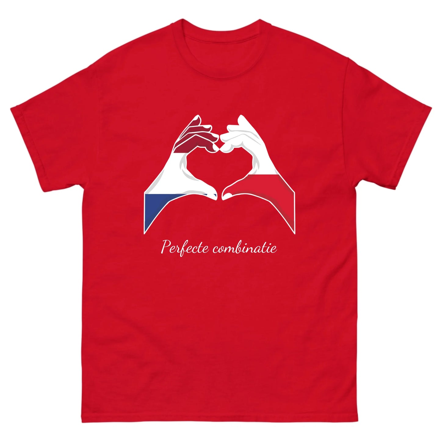 Gepersonaliseerd T-shirt met vlaggen handen - Geweldige mix