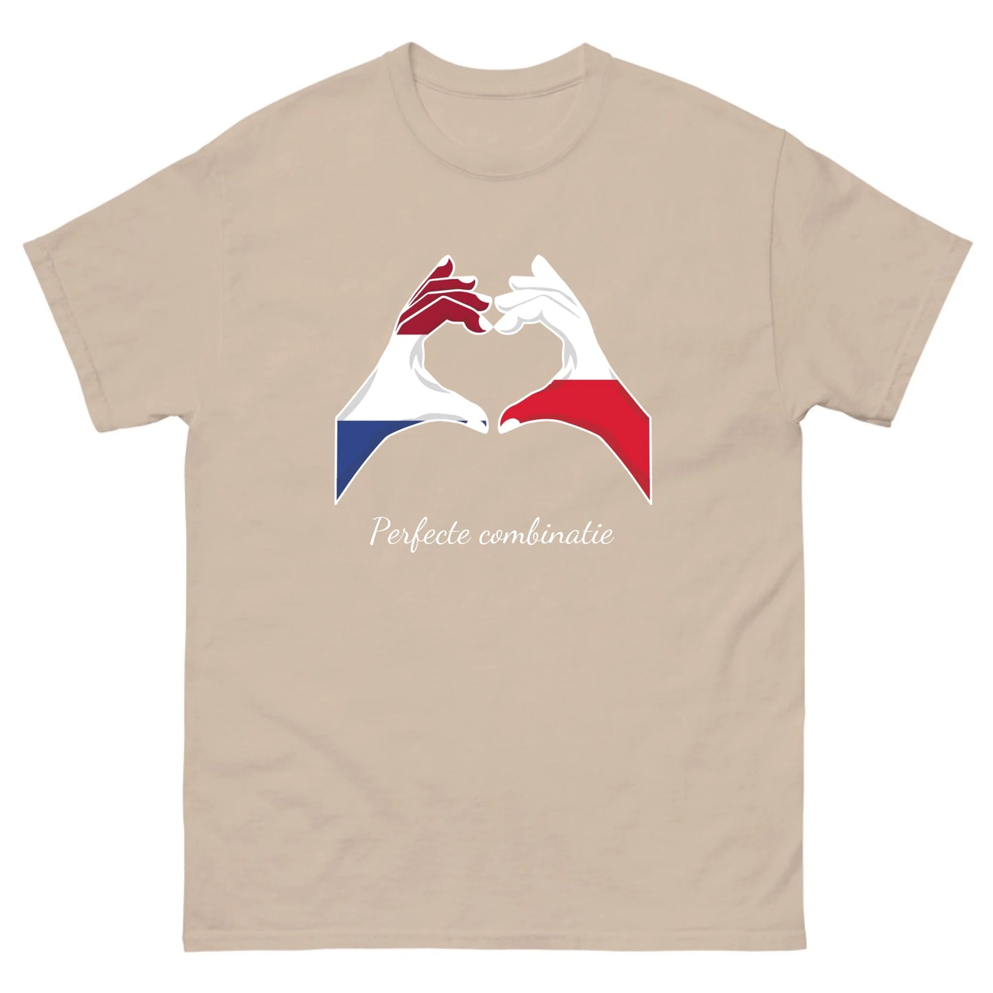 Gepersonaliseerd T-shirt met vlaggen handen - Geweldige mix