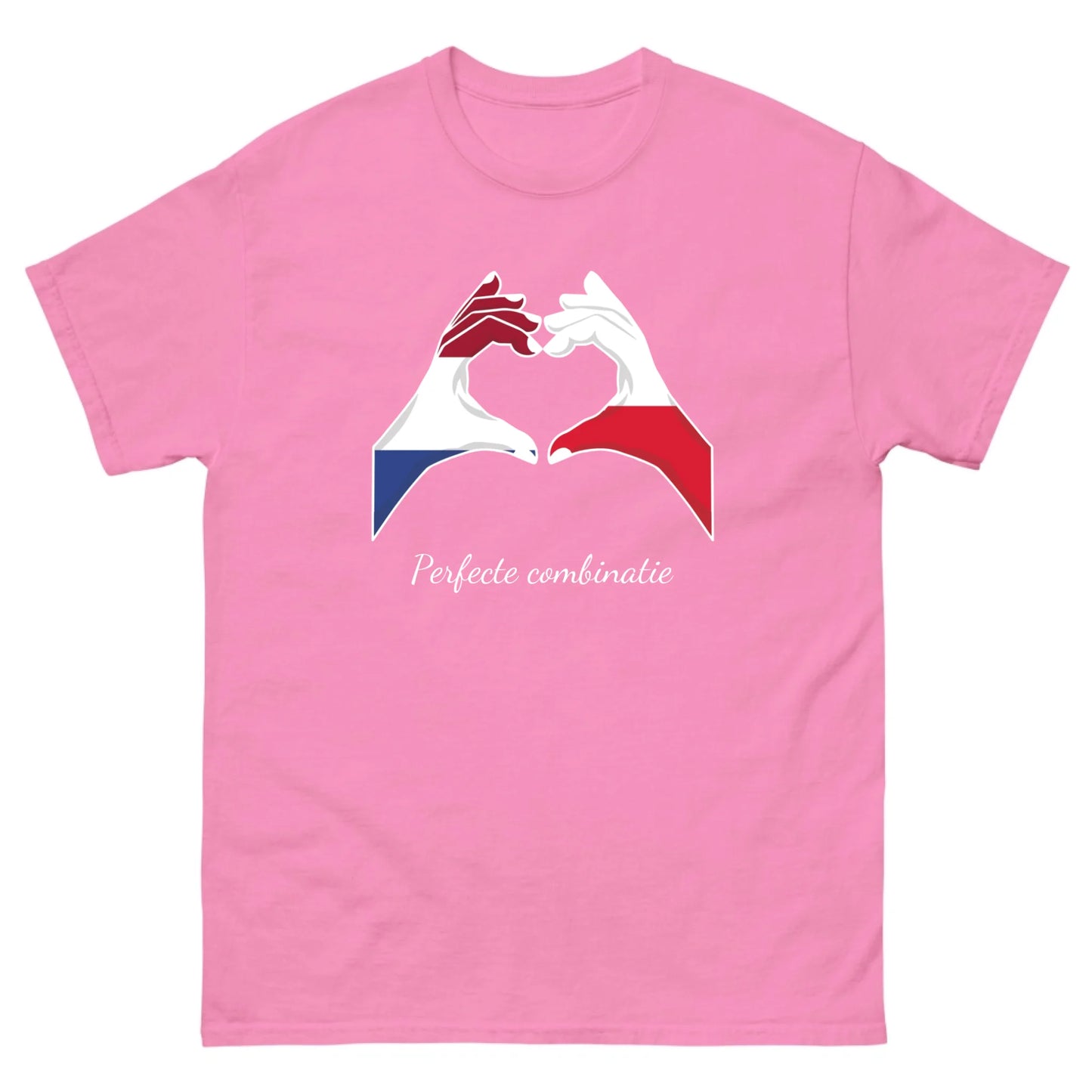 Gepersonaliseerd T-shirt met vlaggen handen - Geweldige mix