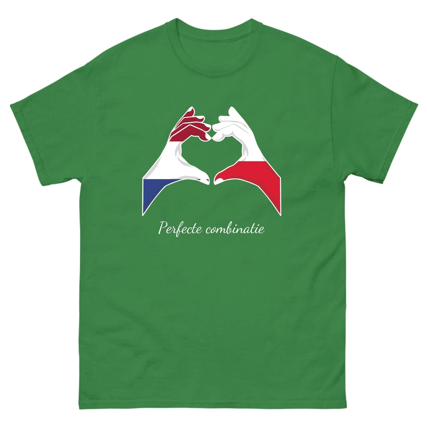 Gepersonaliseerd T-shirt met vlaggen handen - Geweldige mix