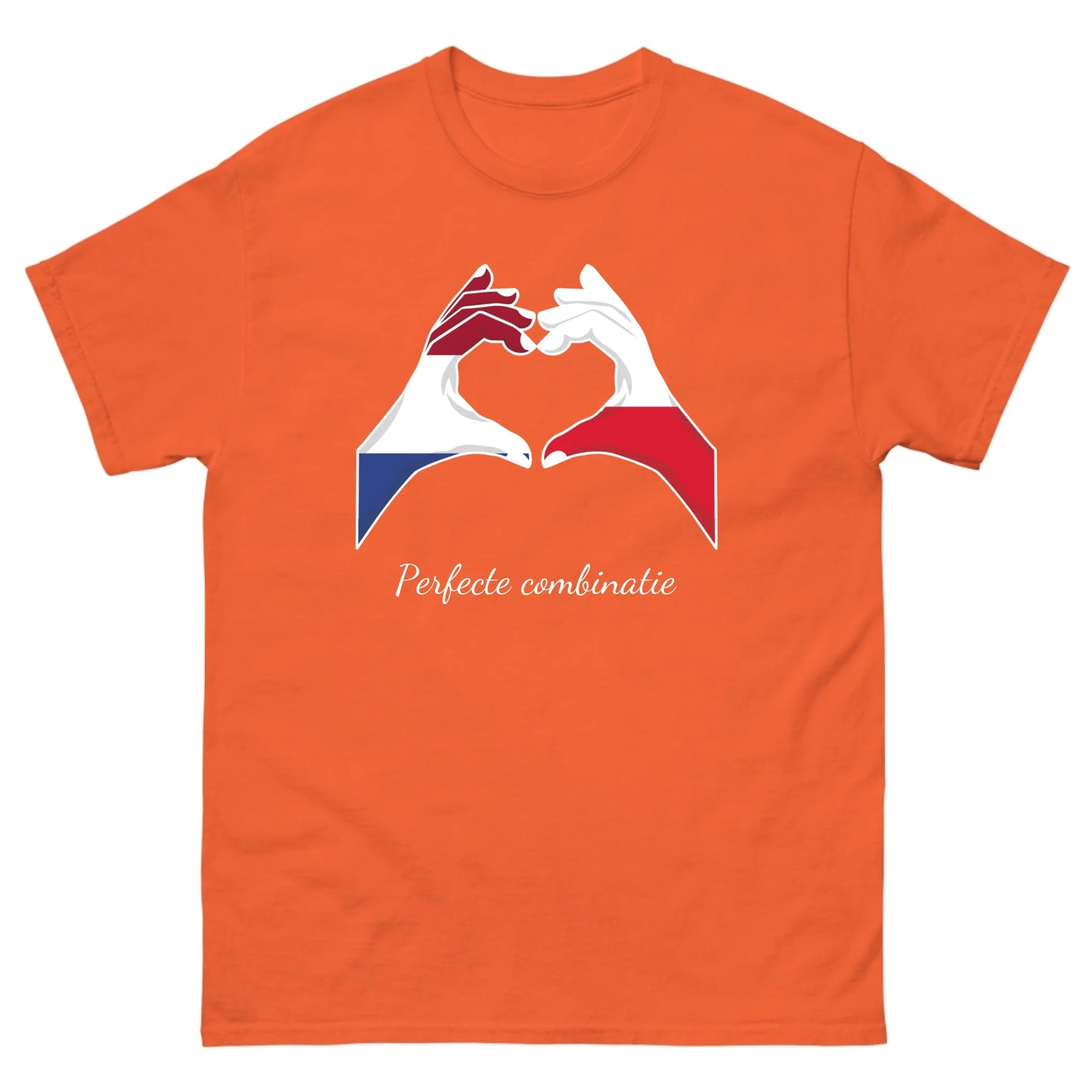 Gepersonaliseerd T-shirt met vlaggen handen - Geweldige mix