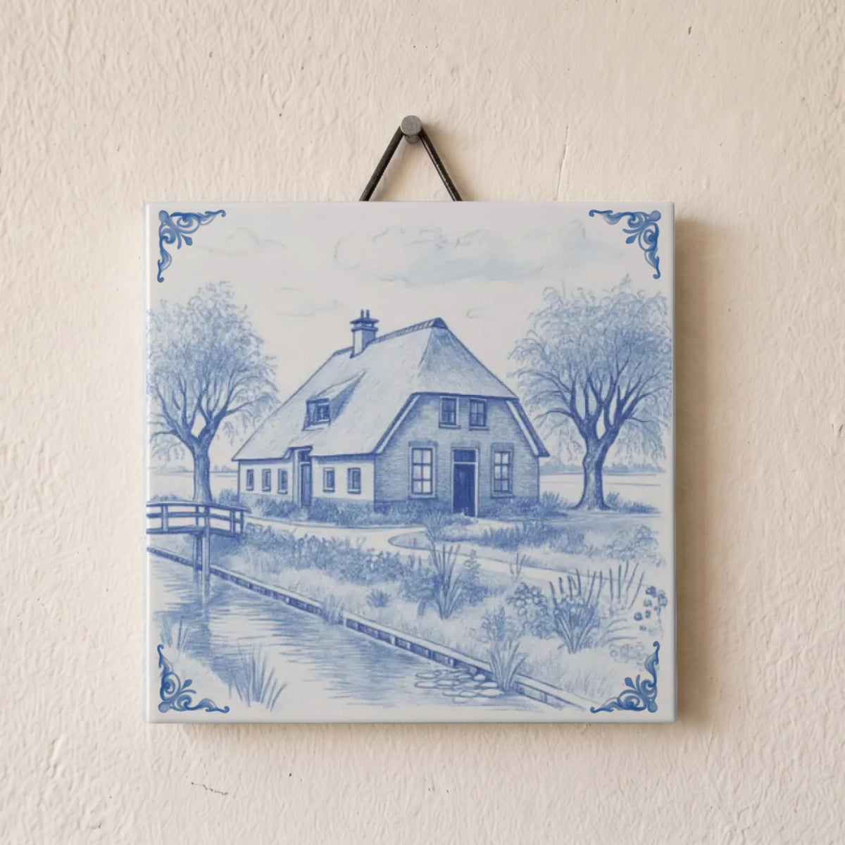 White wall tile 1